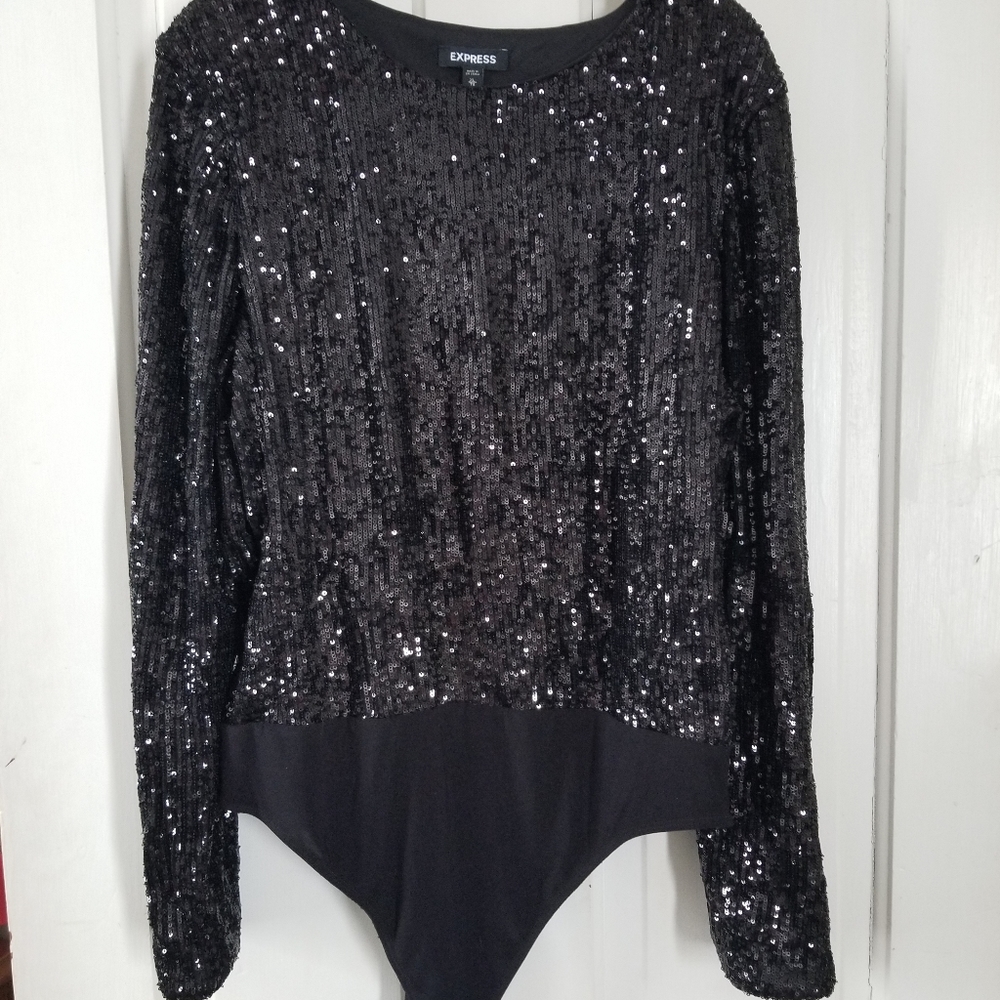 Express Sequin Bodysuit